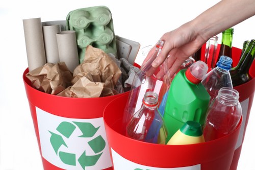 Recycling bins and waste collection services in Kentish Town