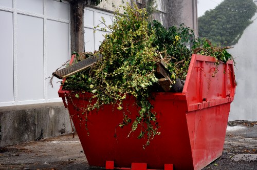 Organized house clearance process in progress
